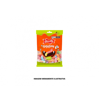BALA - DOCILE - 80g GELATINA COBRINHAS CITRICAS